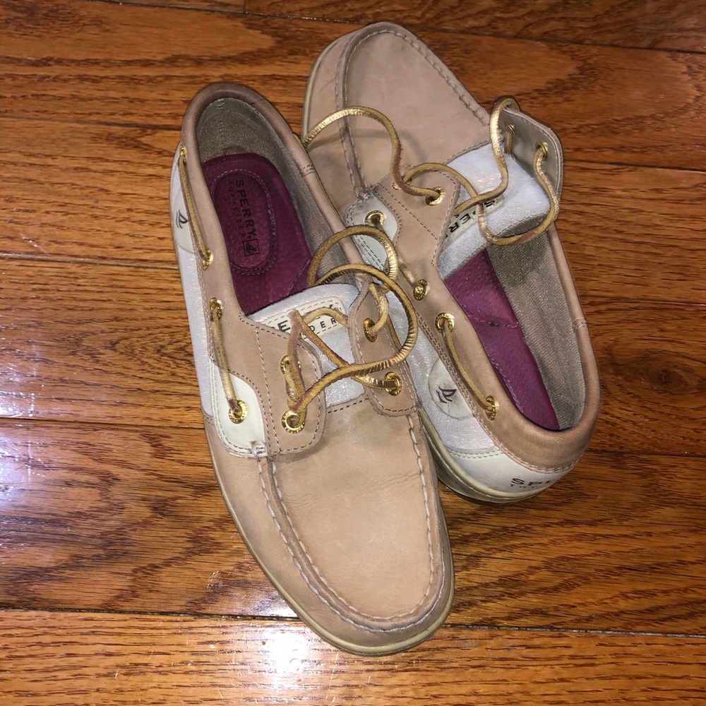 Sperry Angelfish glitter loafers size 7.5